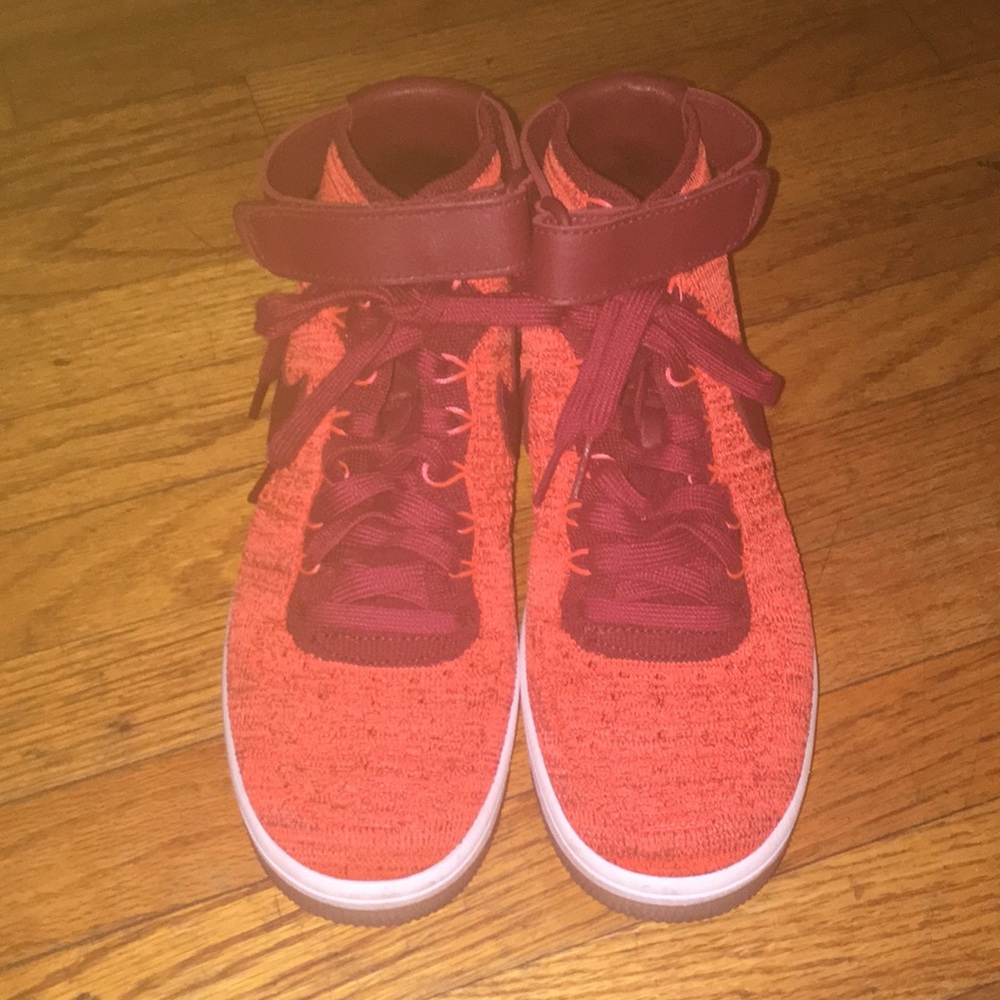 Pink Burgundy Nike Ultra Flyknight Mid Like New
